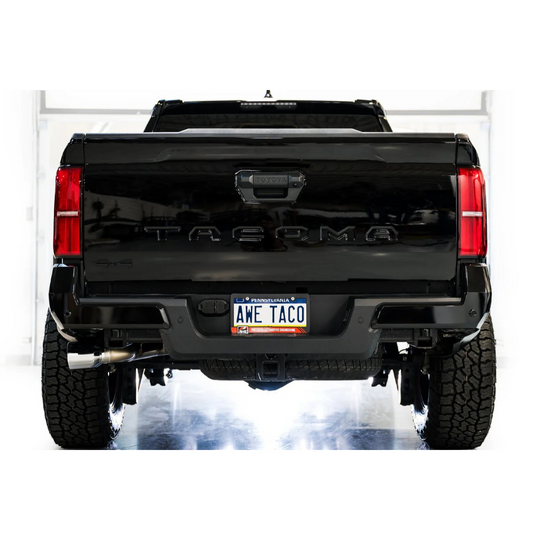 AWE Exhaust Dual Chrome Silver Tips 2024+ Toyota Tacoma 2
