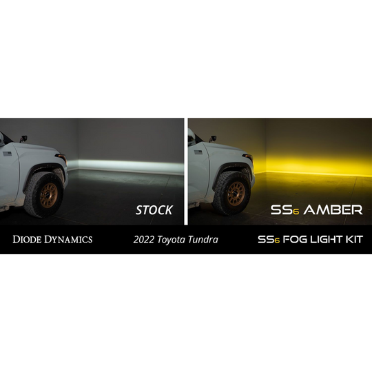 Diode Dynamics 2022+ Tundra SS6 LED Fog Light Kit6