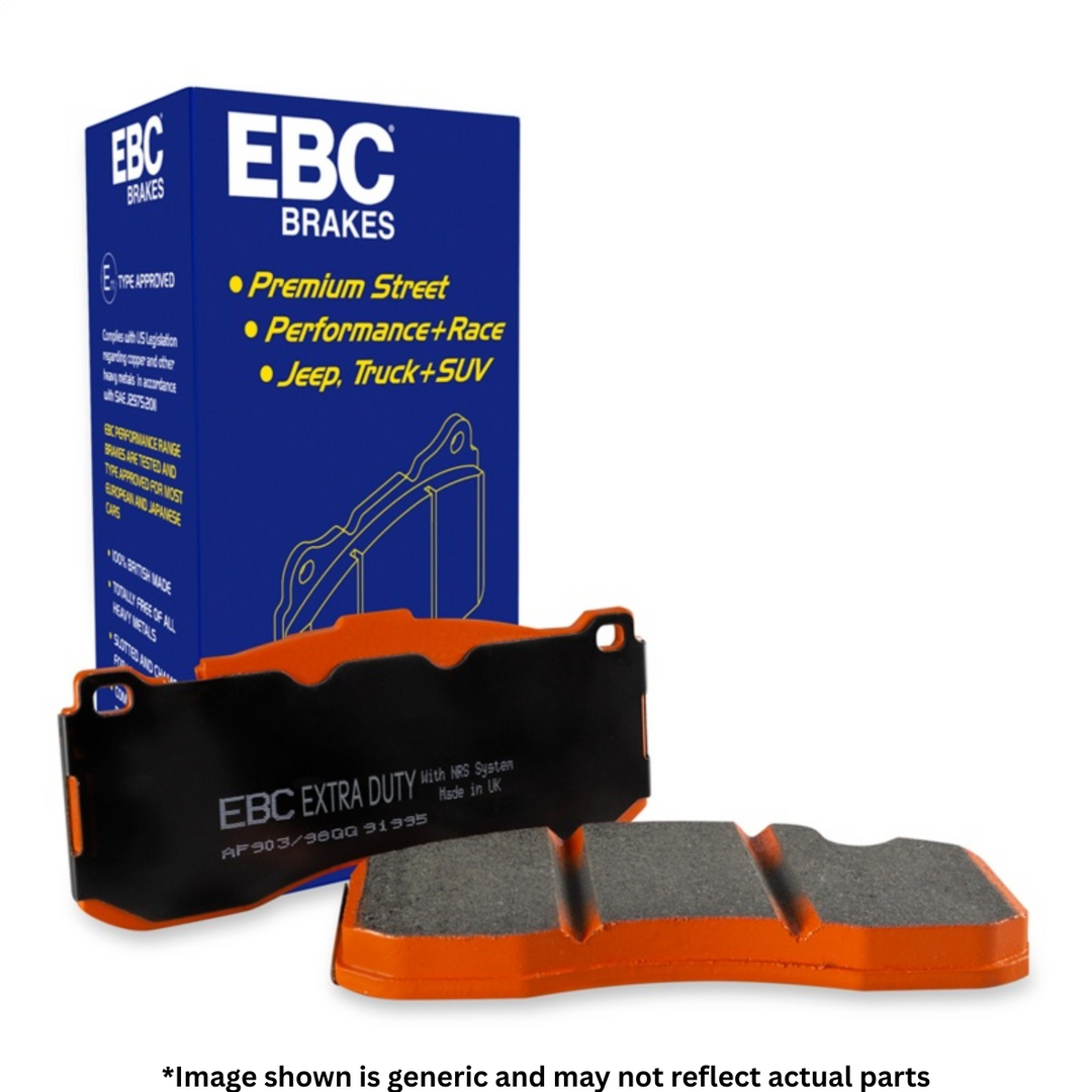 EBC 2022+ Tundra Extra Duty Front Brake Pads and USR Front Slotted Rotors