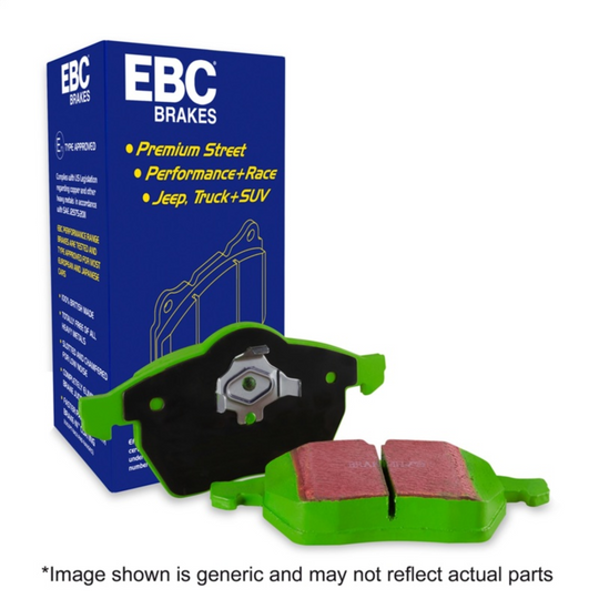 EBC 2022+ Tundra Greenstuff Rear Brake Pads and USR Rear Slotted Rotors