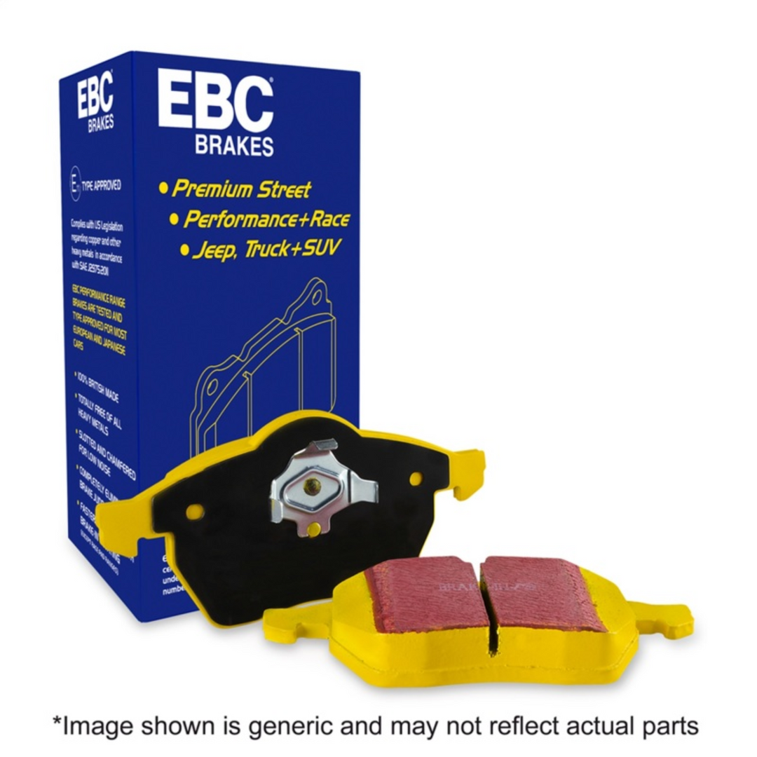 EBC 2022+ Tundra Yellowstuff Rear Brake Pads and USR Rear Slotted Rotors