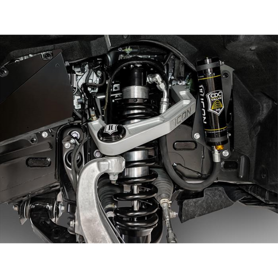 ICON 2022+ Tundra 1.25-3.25" Lift V.S. 3.0 Series Front Coilover Remote Reservoir w/ CDCV Pair1