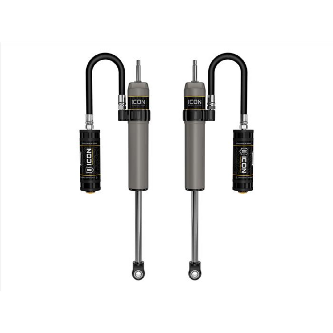 ICON 2024+ Land Cruiser 0-3" Lift Rear V.S. 2.5 Aluminum Series Shock Absorbers Remote Reservoir Pair