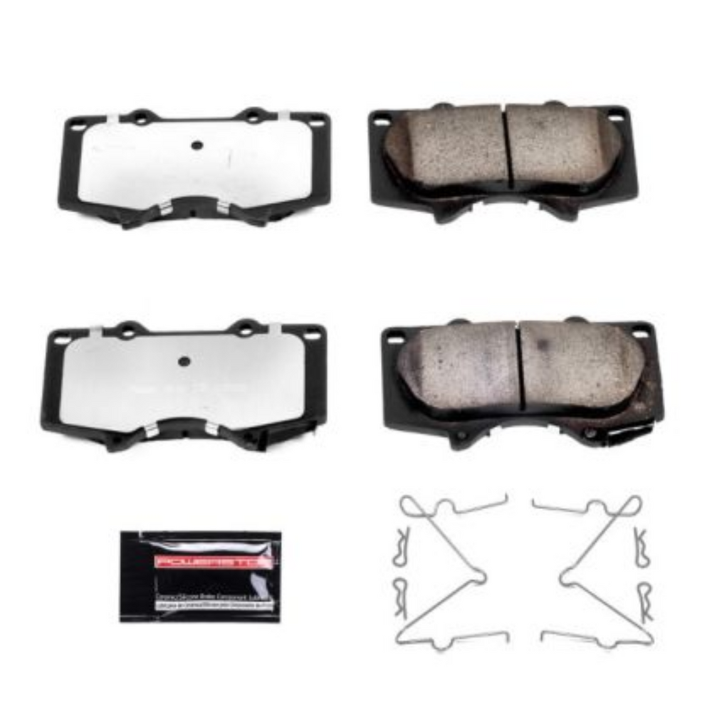 2 PowerStop 2024+ Tacoma Front Z36 Truck & Tow Brake Pads w/Hardware