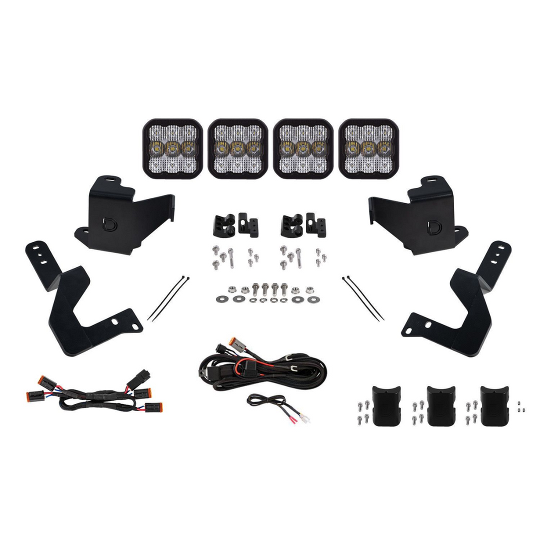 Diode Dynamics 2022+ Tundra SS5 Grille CrossLink Lightbar Kit