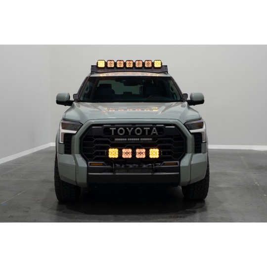 Diode Dynamics 2022+ Tundra SS5 Grille CrossLink Lightbar Kit4