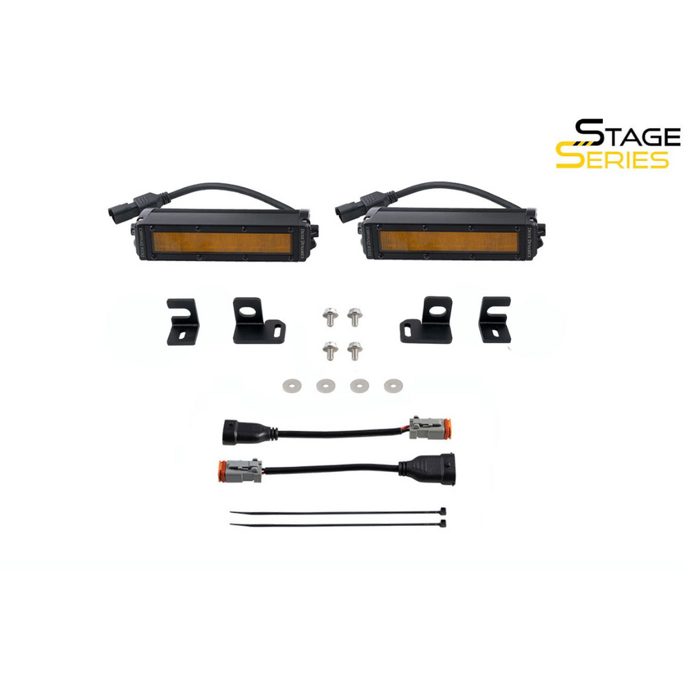 Diode Dynamics 2024+ Tacoma SS6 LED Fog Light Kit1