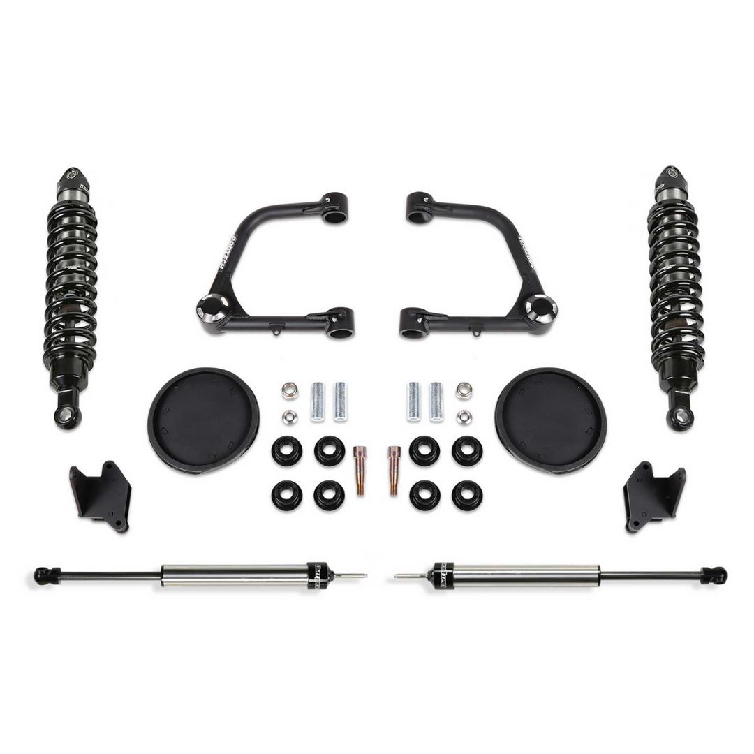 Fabtech 2022+ Tundra 3″ Uniball UCA Lift Kit – Front Dirt Logic 2.5 Coilovers & Rear Coil Spring Spacers w/Rear Dirt Logic 2.25 Shocks