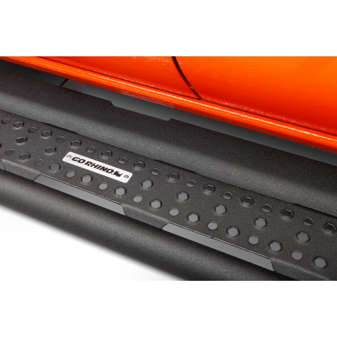 Go Rhino 2022+ Tundra Dominator Extreme D6 Side Steps - Textured Black2