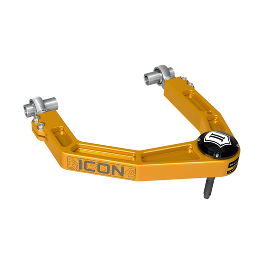 ICON 2024+ Tacoma Billet Upper Control Arm w/ Delta Joint Pro - Gold Anodized 2