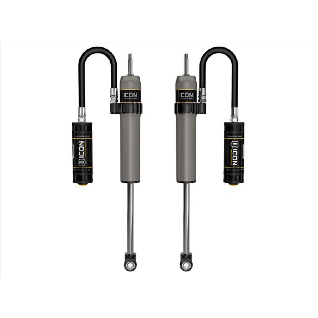 ICON 2022+ Tundra 0-1.5" Lift Rear V.S. 2.5 Aluminum Series Shock Absorbers Remote Reservoir Pair