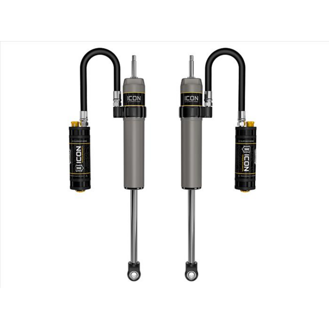 ICON 2022+ Tundra 3-3.5" Lift V.S. 2.5 Aluminum Series Rear Shock Absorbers Remote Reservoir w/CDCV