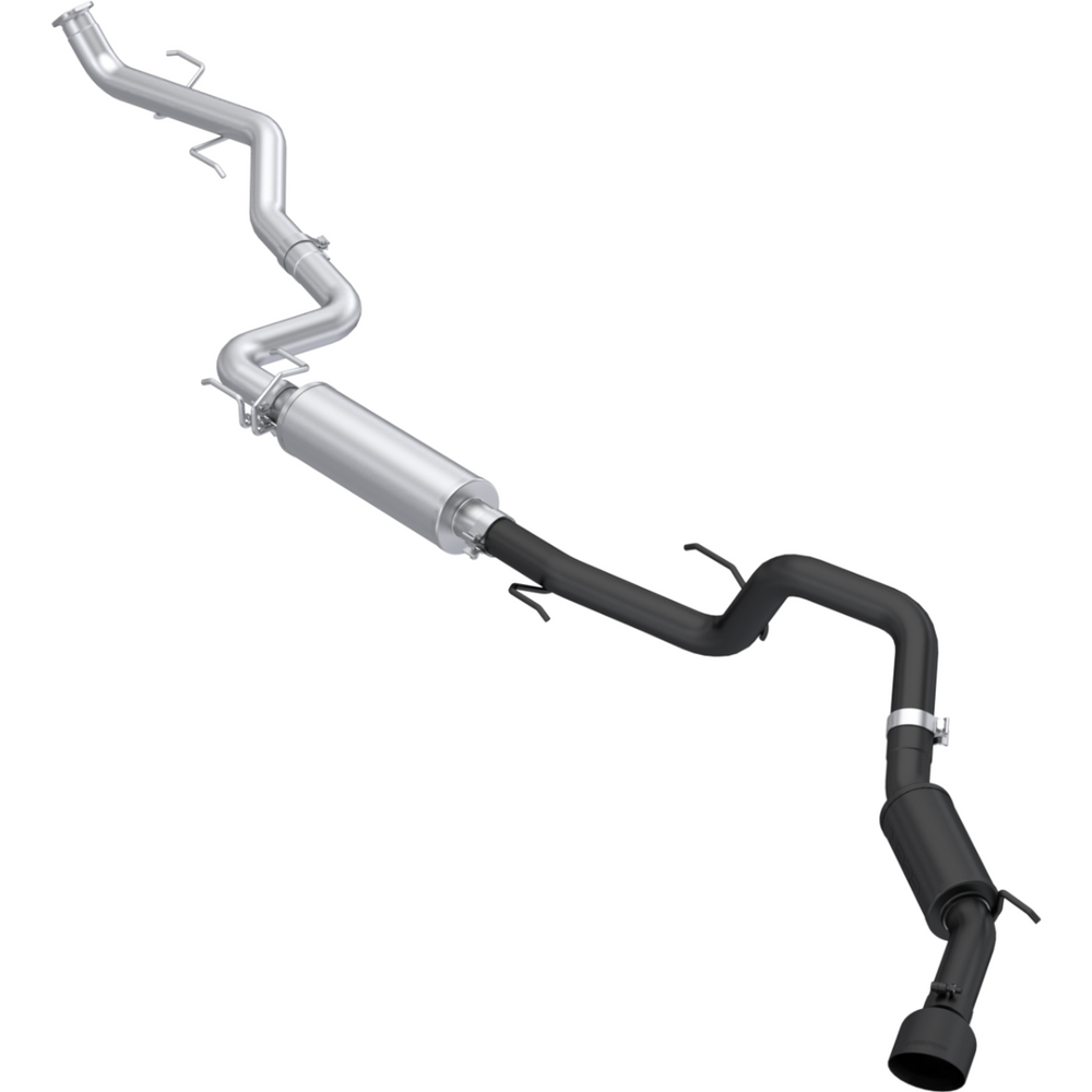 MBRP 2024+ Tacoma (Excl Leaf Spring) 3in Cat-Back Single Exit1