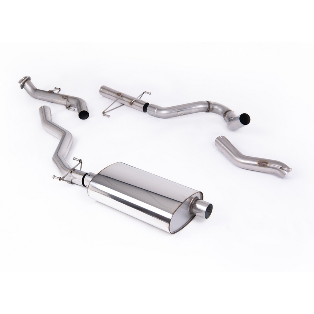 Milltek 2024+ Tacoma Non-Resonated Cat-Back Exhaust System (Louder)