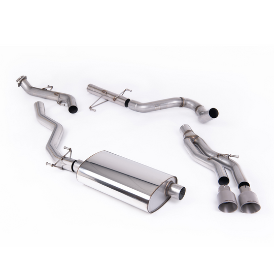 Milltek 2024+ Tacoma Non-Resonated Cat-Back Exhaust System (Louder)