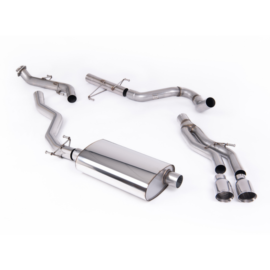 Milltek 2024+ Tacoma Non-Resonated Cat-Back Exhaust System (Louder)