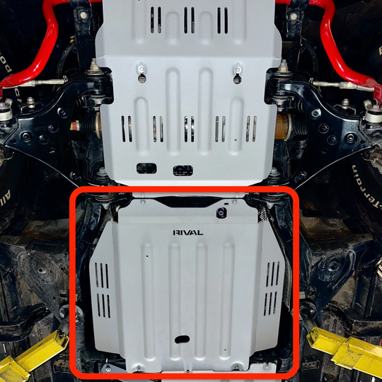 Rival 4x4 2022+ Tundra Aluminum Transmission Catalytic Converter Skid Plate