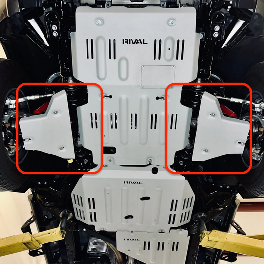 Rival 4x4 2024+ Tacoma Aluminum Lower Controls Skid Plate