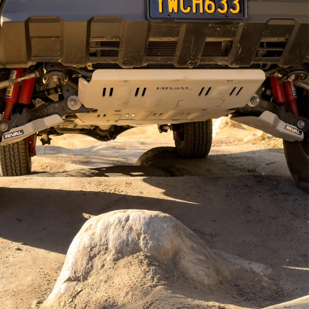 Rival 4x4 2024+ Tacoma Aluminum Lower Controls Skid Plate