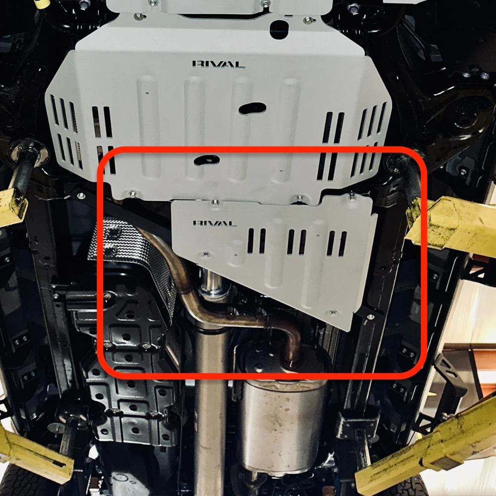 Rival 4x4 2024+ Tacoma Aluminum Transfer Case Skid Plate