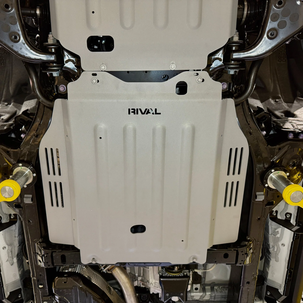 Rival 4x4 2024+ Tacoma Aluminum Transmission Catalytic Converter Skid Plate