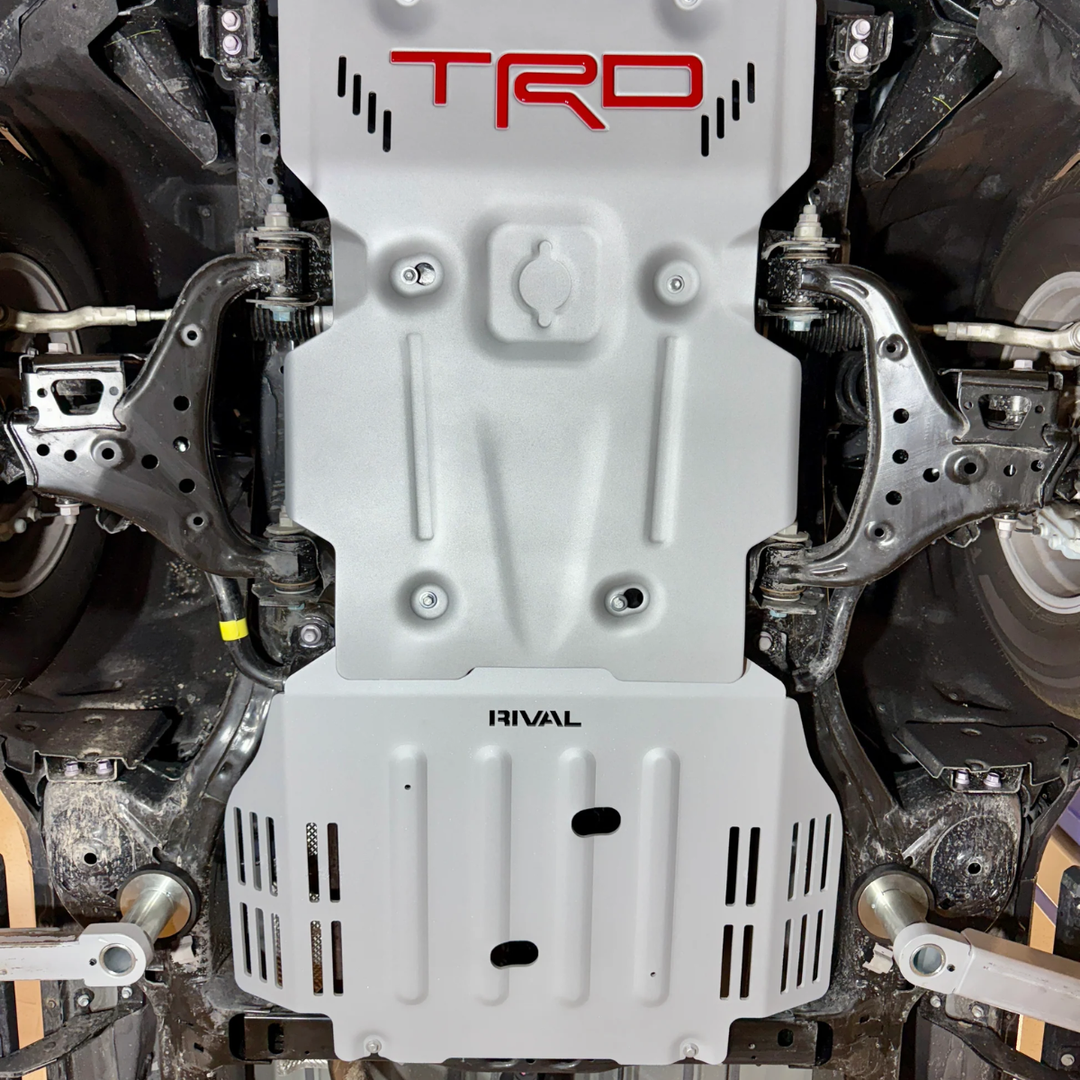 Rival 4x4 2024+ Tacoma Aluminum Transmission Catalytic Converter Skid Plate