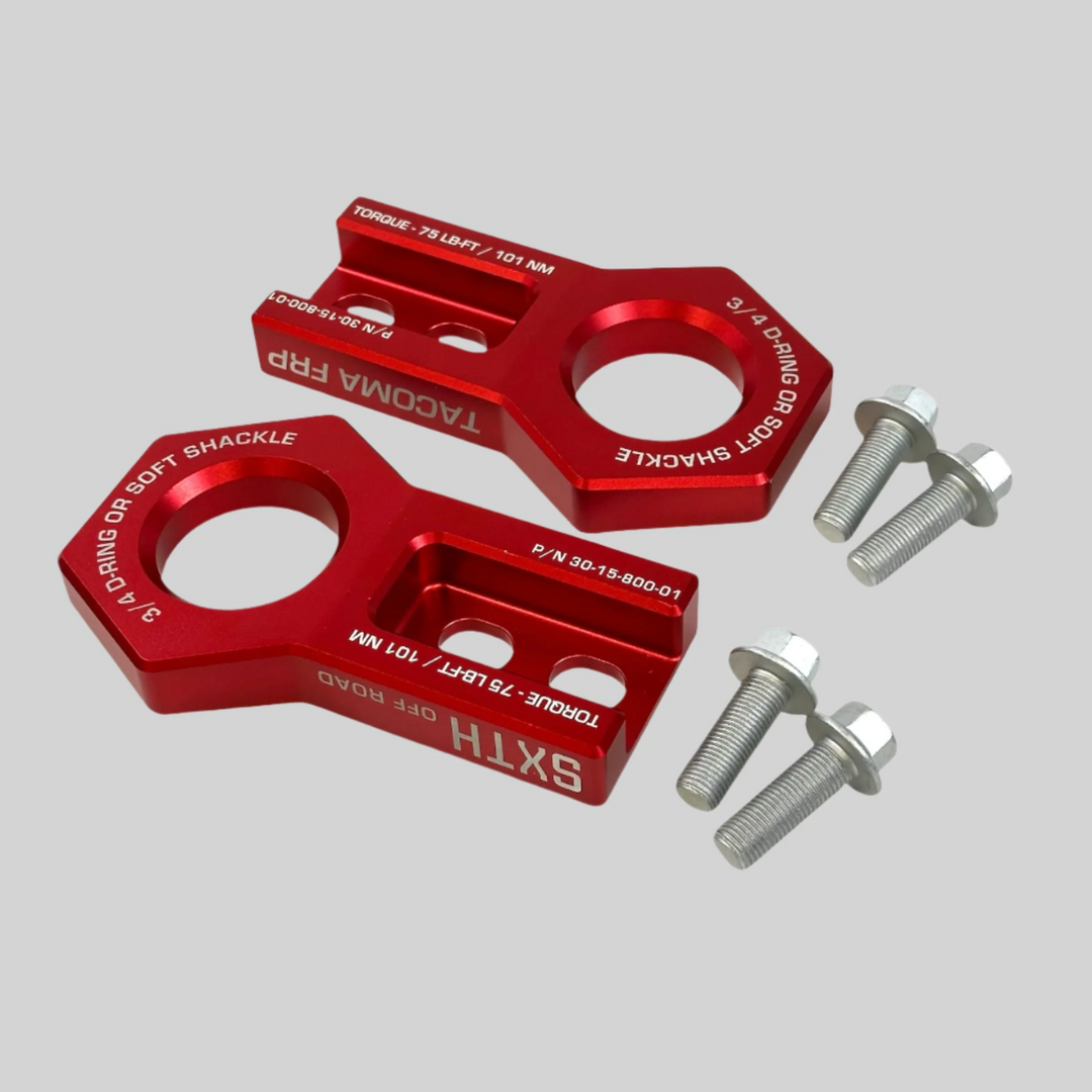 SXTH Element 2024+ Tacoma Front Recovery Points (red)