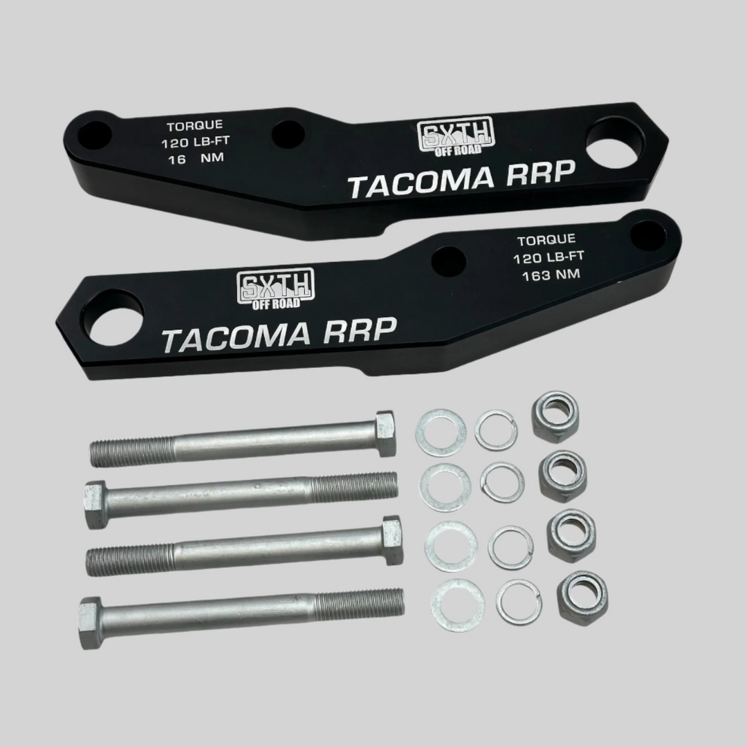 SXTH Element 2024+ Tacoma Rear Recovery Points (black)