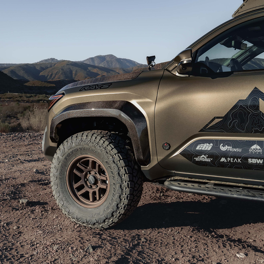 Seibon 2024+ Tacoma Front Carbon Fiber Fender Flares