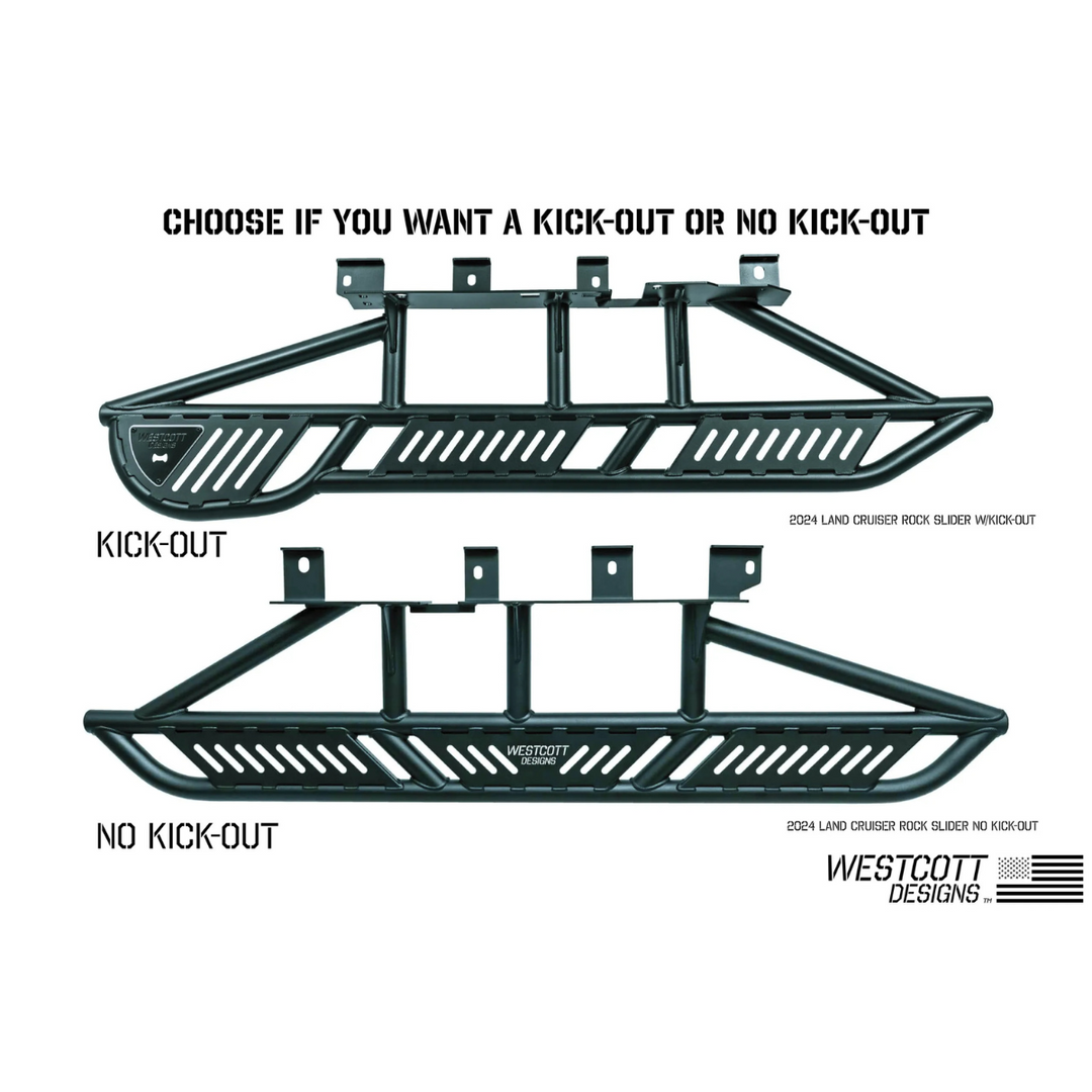 Westcott Designs 2024+ Tacoma 4WD Short Bed Rock Sliders
