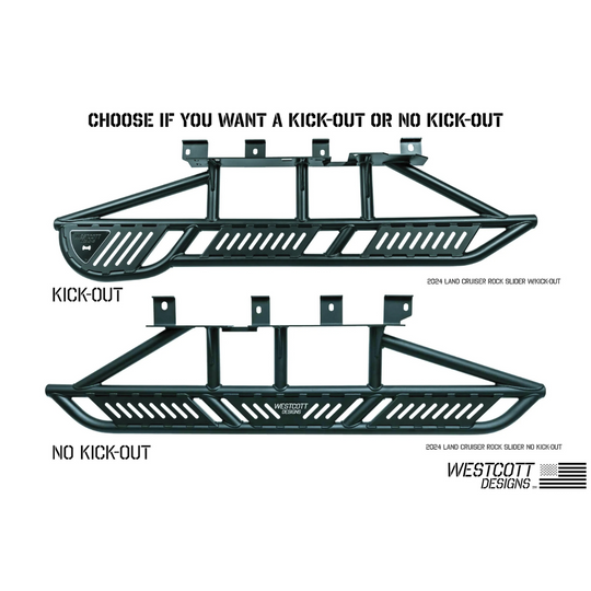 Westcott Designs 2024+ Tacoma 4WD Short Bed Rock Sliders