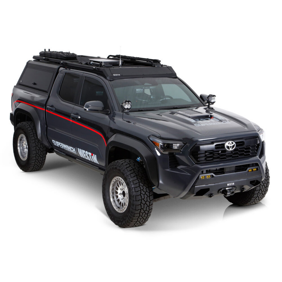 Westin_2024_Tacoma_EXP_Truck_Cap_w_Sliding_FR_Glass_COMPLETE_KIT_A_BS_Tacoma_w_5ft_Bed_12