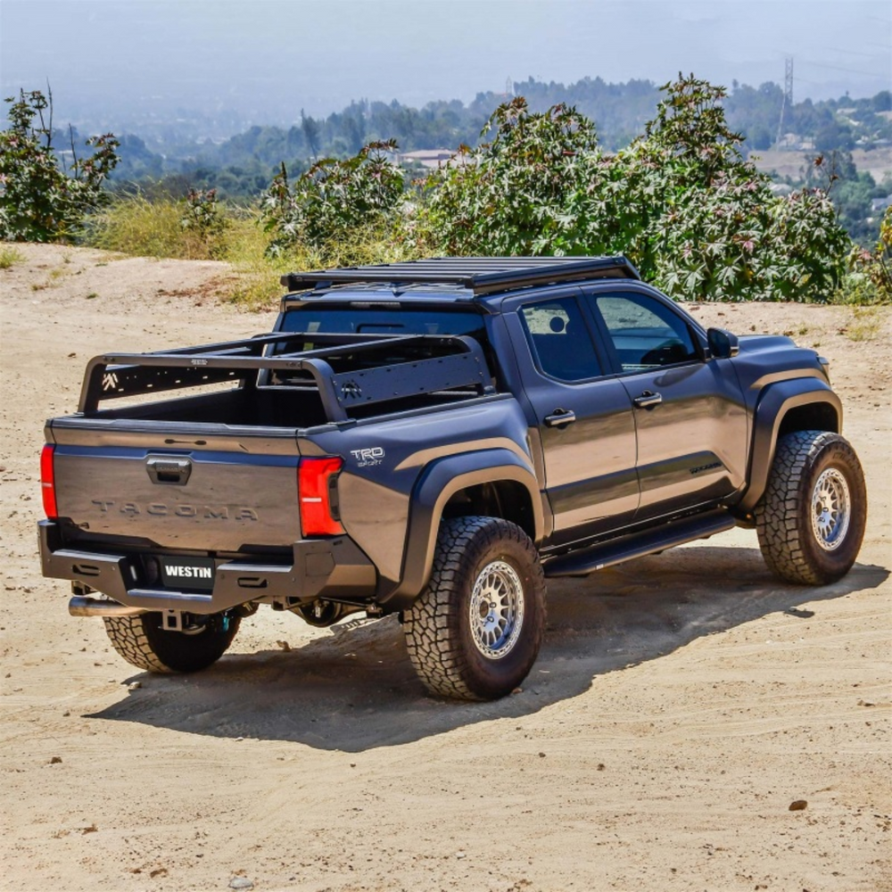 Westin 2024+ Tacoma Overland Cargo Rack Base1