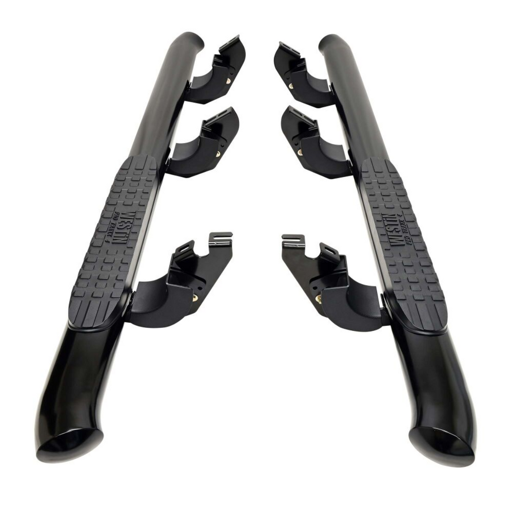Westin 2024+ Tacoma XtraCab PRO TRAXX 4 Oval Nerf Step Bars - Black