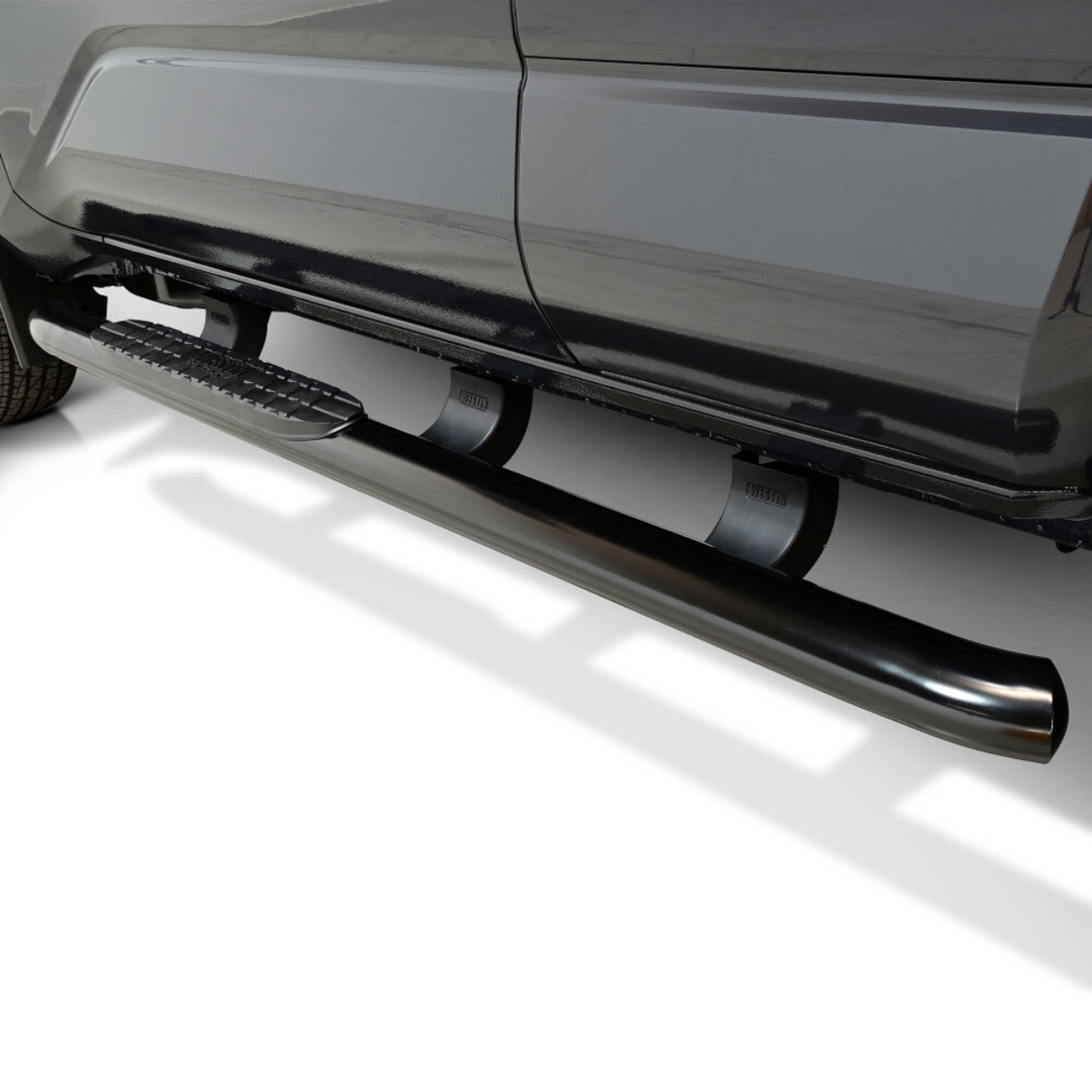 Westin 2024+ Tacoma XtraCab PRO TRAXX 4 Oval Nerf Step Bars - Black