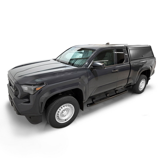 Westin 2024+ Tacoma XtraCab PRO TRAXX 4 Oval Nerf Step Bars - Black