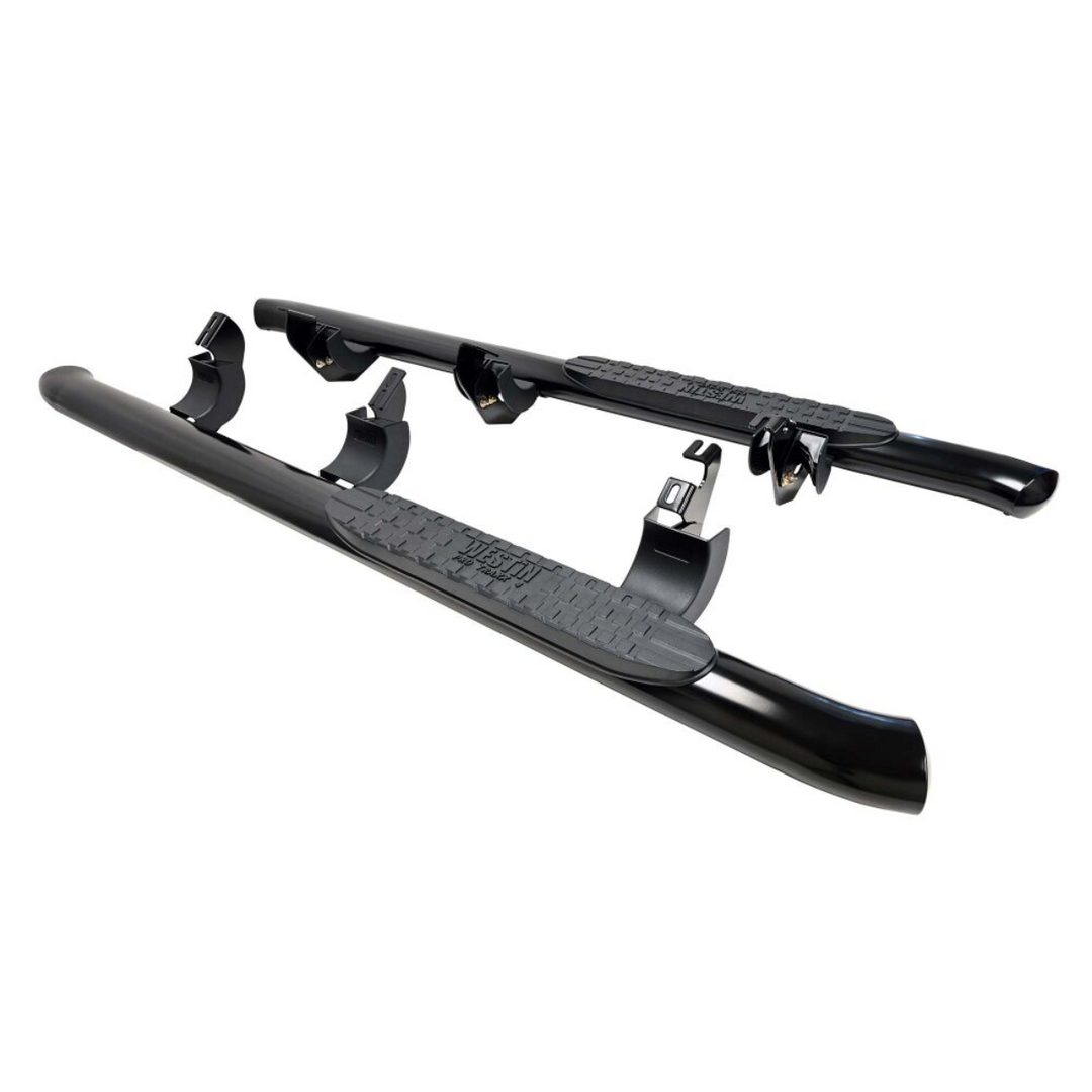 Westin 2024+ Tacoma XtraCab PRO TRAXX 4 Oval Nerf Step Bars - Black