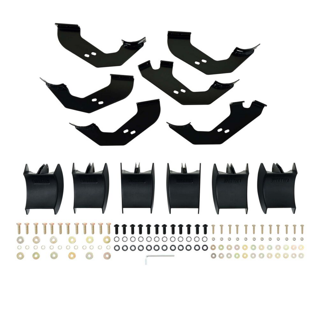 Westin 2024+ Tacoma XtraCab PRO TRAXX 4 Oval Nerf Step Bars - Black