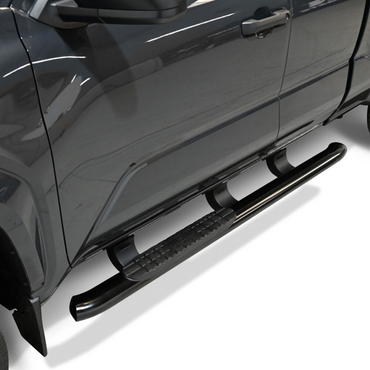 Westin 2024+ Tacoma XtraCab PRO TRAXX 4 Oval Nerf Step Bars - Black