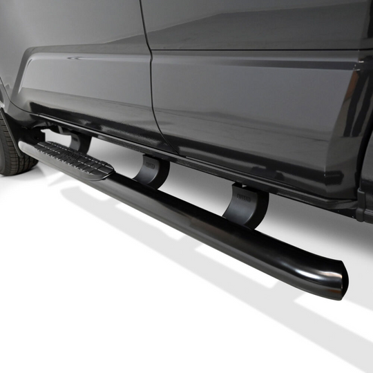 Westin 2024+ Tacoma XtraCab PRO TRAXX 4 Oval Nerf Step Bars - Black